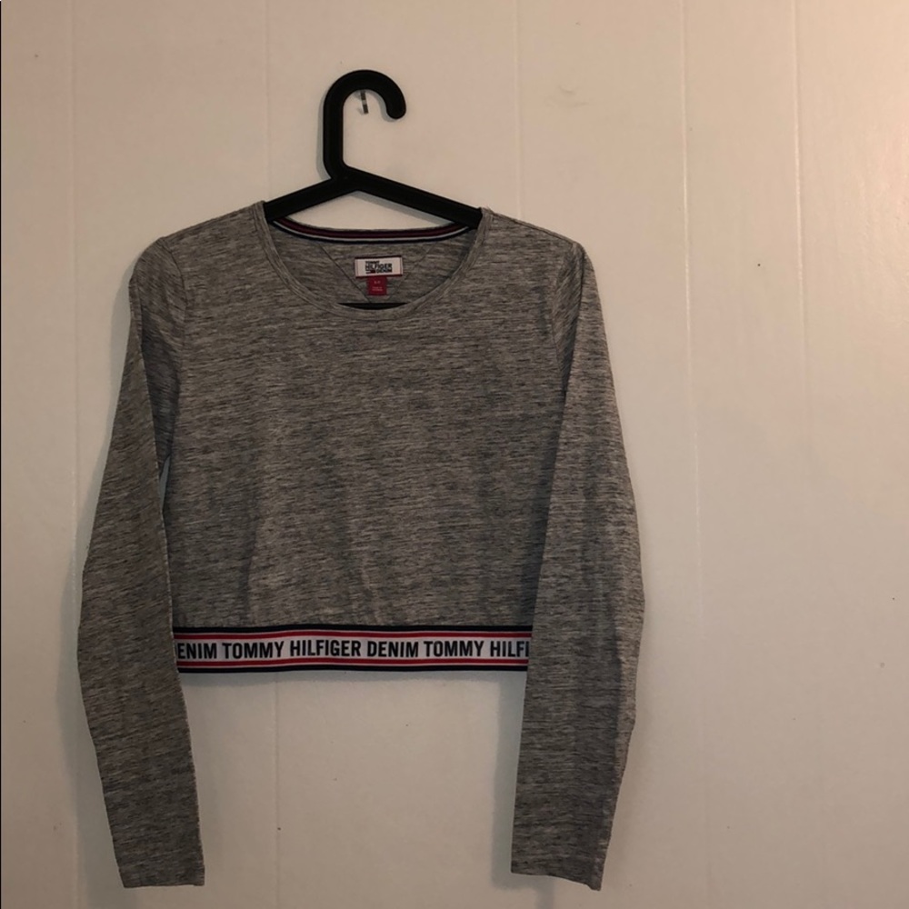Long sleeve Tommy Hilfiger Crop Top
